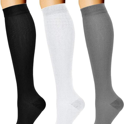 3 pairs of series cross-border sports compression socks stockings calf socks compression socks jump rope elastic socks riding socks