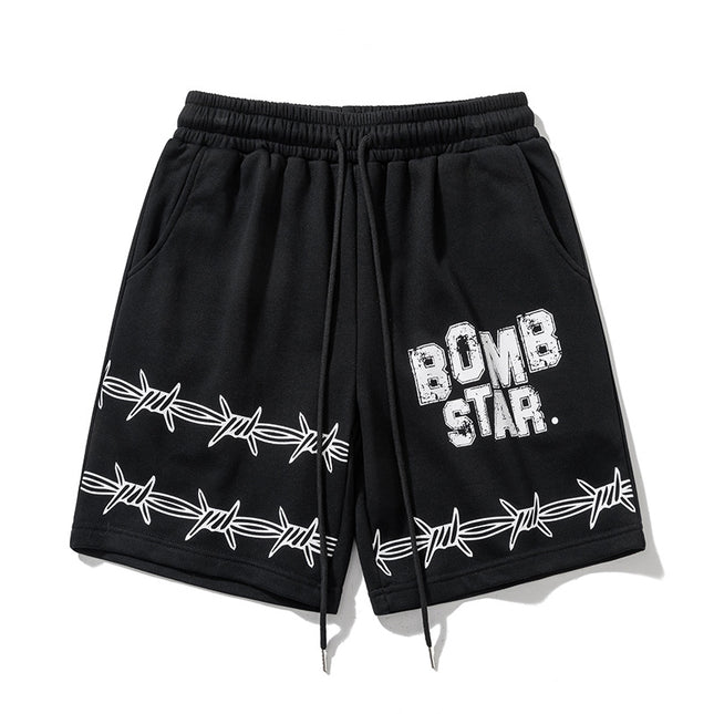 Unisex Summer Shorts for Couples, American Street Style, Loose-Fitting Sports Pants, Basketball Casual Summer Lightweight Cross-Border Products