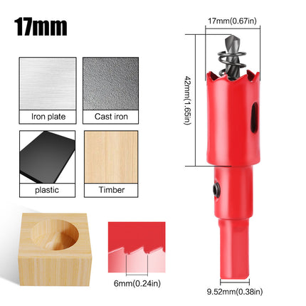 M42 bimetal hole opener woodworking iron pipe aluminum gypsum board drill hole opener PV woodworking suit