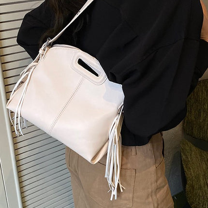 Ins Foreign Style One-Shoulder Tassel Bag Women's 2025 New Versatile Crossbody Bag Bags Cross-Border Women's Bag Wholesale