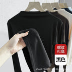 Black [brushed long-sleeved t-shirt] / S【recommendation 37.5-45kg 】