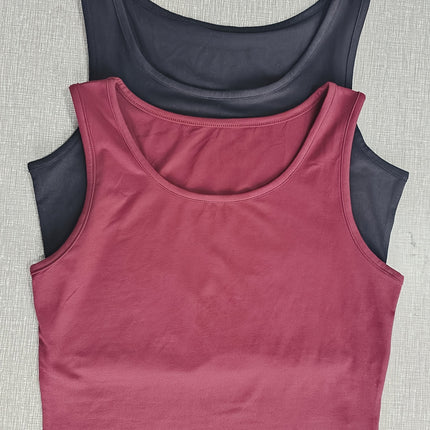 2 Women's Sports Casual Vests Sleeves Tops Cross-Border Dropshipping