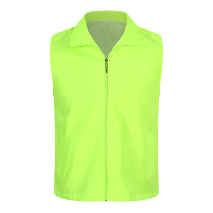 Volunteer Vest Advertising Shirt Customized Volunteer Reflective Work Clothes Customized Public Welfare Event Red Vest Printed with Logo