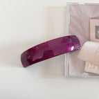 Grape purple [curved spring clip]