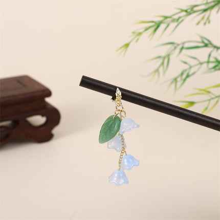 New Year Red Festive Chinese Style Hairpin Palace Style Tassel Walking Hair Hairpin Retro Hanfu Ancient Dress Cheongsam Hair Accessories Women