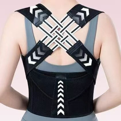 Cross-border wholesale body orthosis orthosis student adult male and female invisible back correction open shoulder artifact hunchback belt