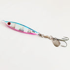 80g / Blue and pink luminous vmc sequin hook