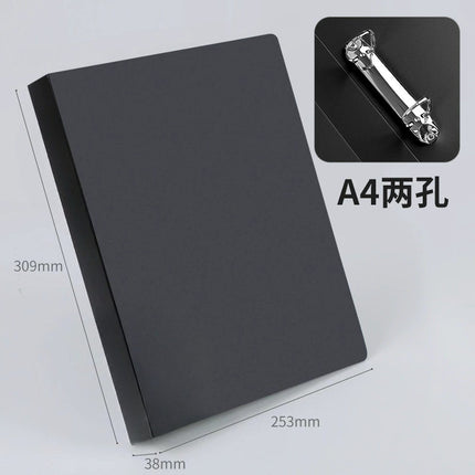 Qian Heng CY0362 folder 2 hole D-clip plastic pp folder A4 file bag storage box binder wholesale