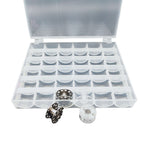 36-grid bobbin box +36 plastic bobbins