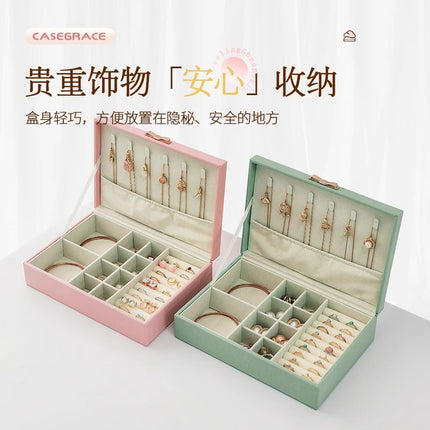 Large-Capacity Jewelry Storage Box, Jewelry Box for Hand Accessories, Rings, Earrings, Necklaces, Bracelets, and Jewelry Storage Box