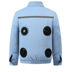 4 fans] light blue single clothes-1 piece / M【 45-55kg 】