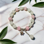 G23 pink crystal star bracelet