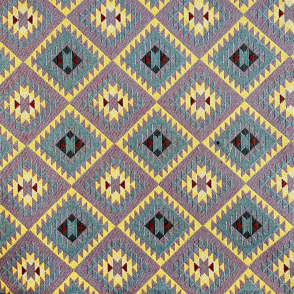 Ethnic style yarn-dyed jacquard cloth geometric stripes home fabric tablecloth sofa cloth decorative cloth for clothes in stock wholesale