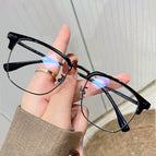 Black Frame Black Edge / Anti-blue light flat mirror