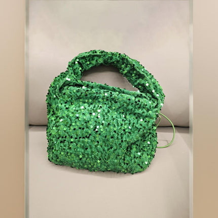 Fashion New Trendy Bags Niche Design Sequin Underarm Bag Trendy Niche High-End Shoulder Handbag