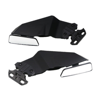 Motorcycle modification accessories suitable for Kawasaki Yamaha Honda Ducati universal fixed wing rearview mirror spoiler
