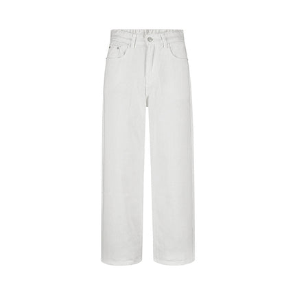 Jiamu2025 Autumn 6 Colors Straight Loose Neutral Jeans for Men and Women Trendy Simple Versatile American Casual