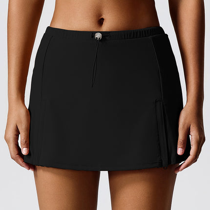 Cross-border Eco-friendly Renewable Fabric Tight Sports Skirt with Chest Pad Outdoor Golf Fitness Tennis suit Women