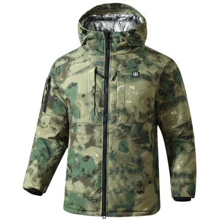 Upgraded Graphene Camouflage Cotton Coat, Thickeneded Cold-Proof and Waterproof Cotton Coat, Anti-Scratch and Wear-Resistant Cotton Jacket, Cold Storage Warm Cotton Coat