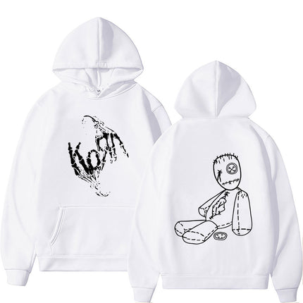 Rock Band Korn Issues Album Cover Graphic Hoodie Men Women g