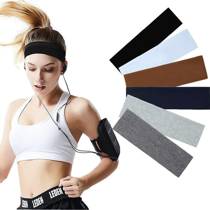 Cross-border Yoga Sports Headband Running Fitness Hair Band Elastic Non-slip Headband Women's Face Wash Hair Band Sweat-absorbent Hair Band
