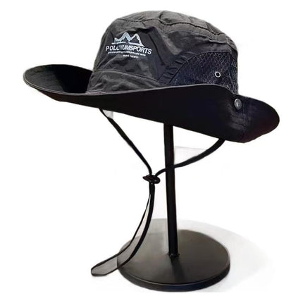 Mountain Camping Style Men's Summer Sun Hat Hiking Sun Protection Outdoor Mountaineering Anti-Uv Women's Fisherman Hat Fishing Hat