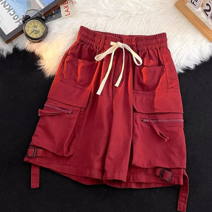 Functional Multi-Pocket Tooling Shorts Men's and Women's American Style High Street Tooling Pants Summer Ins Fashion Brand Design Sense Pants