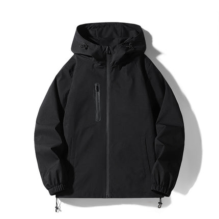 Live Explosions Jacket New Waterproof Charge Clothes Couple's Hooded Outdoor Mountaineering Functional Clothes Loose Jacket