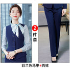 Colored blue waistcoat trousers / S