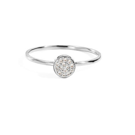 St.Delan Stainless Steel Full Diamond Ring Accessible Luxury Birthstone Ring Women's Titanium Steel Ring Cross-Border Jewelry Ring