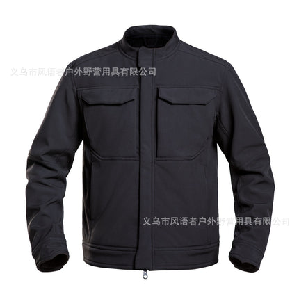Bone frog peak breaker soft shell jacket mountaineering camping windproof wear-resistant jacket tactical warm jacket