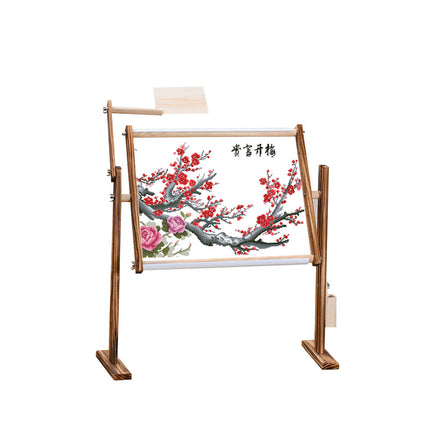 Small Vertical Solid Wood Cross Stitch Frame Embroidery Frame Specialty Adjustable Embroidery Frame Cross Stitch Frame
