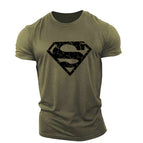 Army green printed in black / 3XL