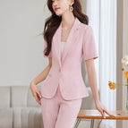 Single pink suit / S