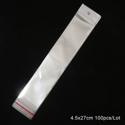 Wholesale Opp Bags Self-Adhesive Bags DIY Handmade Small Jewelry Packaging Bags Transparent Self-Sealing Plastic Bags