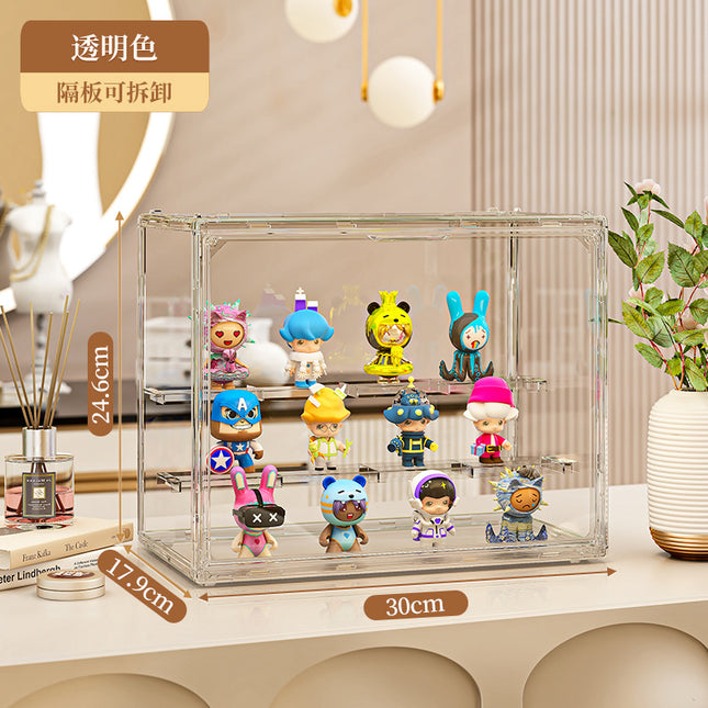 Handmade Transparent Storage Box Blind Box Storage Ornaments Bubble Mart Lego Doll Toy Doll Display