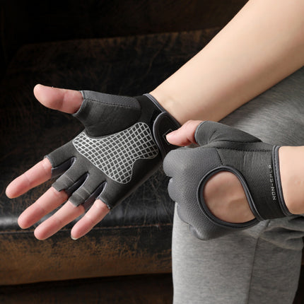 Fitness sports gloves summer women's lightweight breathable outdoor riding equipment training wear-resistant anti-cocoon A15-KJS
