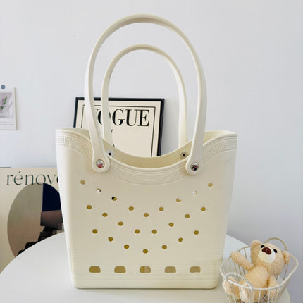 EVA Hole Bag 2025 Cross-border New Fashion Seaside Waterproof Beach Bag Large Capacity Tote Bag Single Shoulder Bag