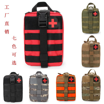 Cross-border Hot-selling Outdoor Tactical Medical Bag Pendant Medical Bag Outdoor Travel First Aid Bag Mountain Climbing Lifesaving Bag