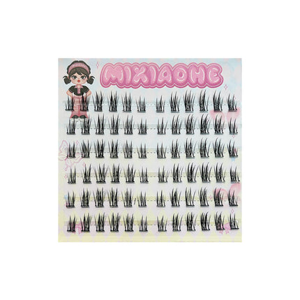 Honey Box Double-Tip Oxygen Sweetheart Clear False Eyelashes Natural Baby Curved Mother's Daily Photogenic Curling False Eyelashes