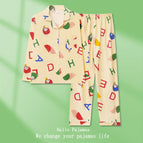 Sdalne letter cardigan long set / M