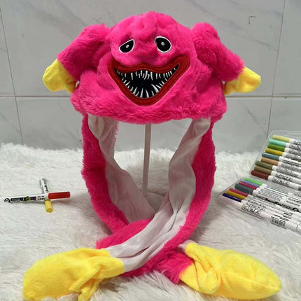 Factory direct tremolo hat ears will move cute rabbit hat net red dancing music airbag cap a generation of hair