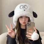 Puppy hood-white