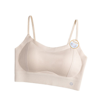 Summer Cloud Feeling Beautiful Back Big Chest Small Underwear Litching and Gathering Anti-sagging No-trace Covering Paramilis Ice Silk Chest Wrapping 2921