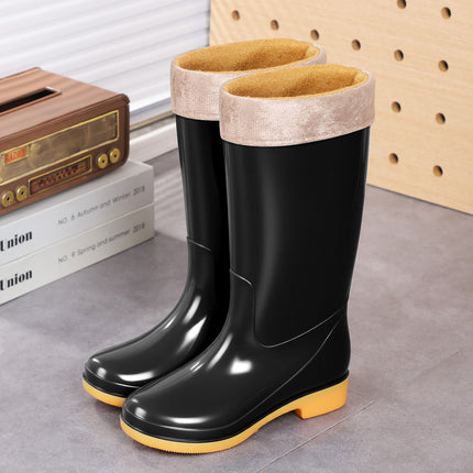 Multicolor High Rain Boots, Labor Protection Boots, Lightweight Pvc Anti-Slip Mesh Lining, Women's Rain Boots, Kitchen Cleaning Water Boots, Rubber Shoes