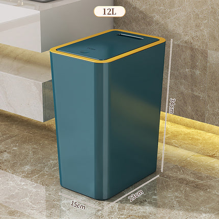 Trash Can Household Toilet High-End Kitchen Bathroom Storage Bucket Push-Type Bedroom Living Room Large Trash Can