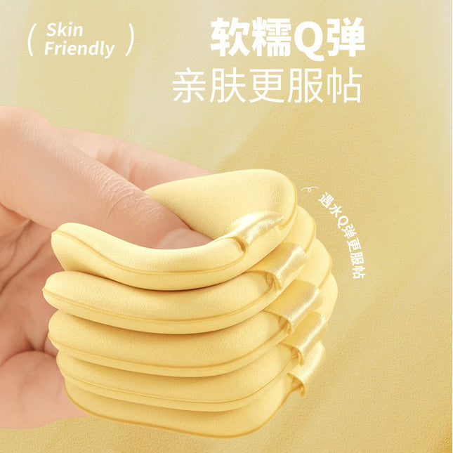 Butter Powder Puff Biscuit Wet and Dry Beauty Egg Sponge Air Cushion Powder Puff Liquid Foundation Makeup Tool Factory Powder Puff