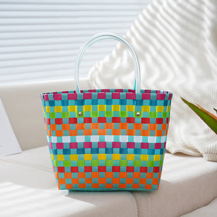 PVC Woven Tote Bag / Sac Tressé PVC