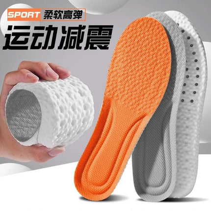 Feeling super soft insoles for men and women sports running insoles shock absorption breathable sweat-absorbent deodorant comfortable insoles wholesale