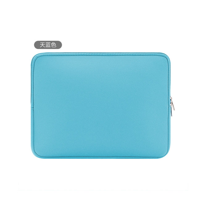 Factory Cross-Border Spot 13inch Clutch Bag Diving Material Apple Tablet Anti-Collision Zipper Laptop Sleeve Bag
